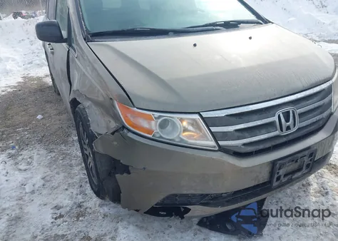 2012 Honda Odyssey Ex-L z USA, uszkodzony, nr VIN 5FNRL5H64CB091073